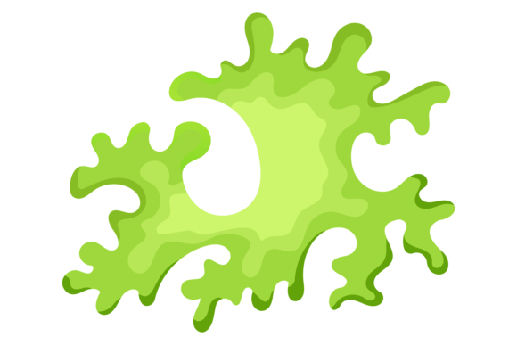 Download Green Coral Cartoon Icon. Aquatic Nature - Nature Collection