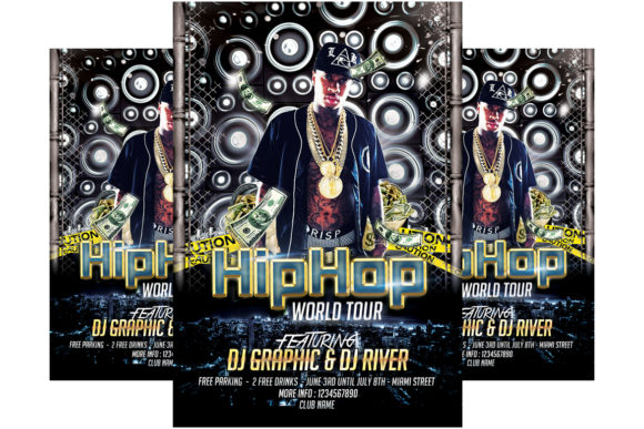 Download Hip Hop Tour Flyer Template - Template Collection