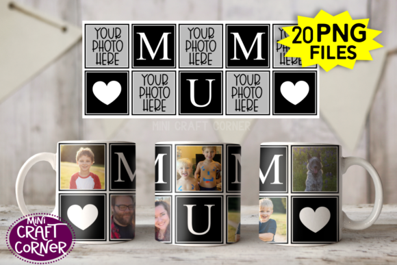 Download Sublimation Mum Mug Template - Template Collection
