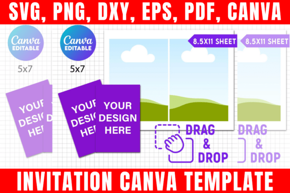 Download Invitation Canva Editable Template - Template Collection